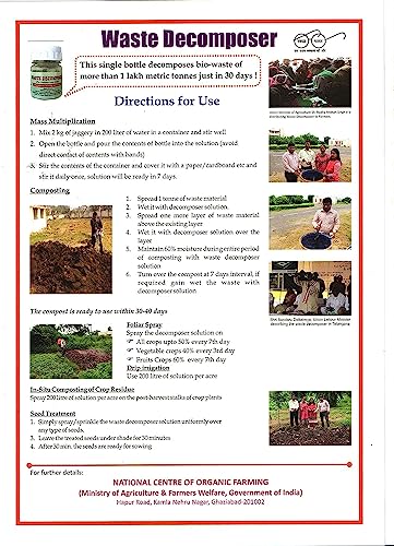 How to use waste decomposer in kitchen garden