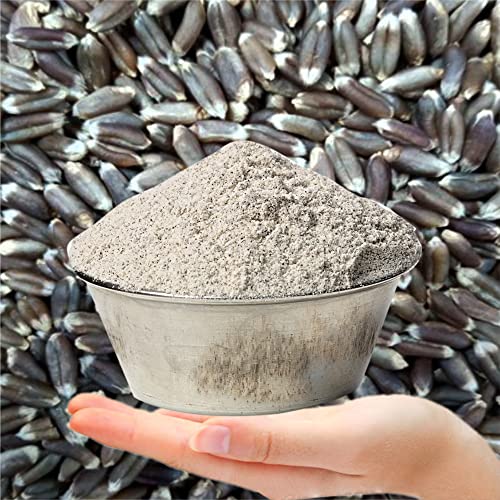 HDC Siridhanya Natural Organic Black Wheat Flour Antioxidants | Non-GMO Gluten Free, Keto Friendly, Low Carbs (specially for diabetic) Organically grown Gross wt. 2.5kg