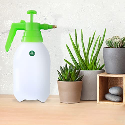 Trustbasket Pressure Sprayer 2 LTR | Spray Bottle for Plants | Gardening Water Pump Sprayer | Plant Spray Bottle for Garden | Spray Bottles for Gardening, Green