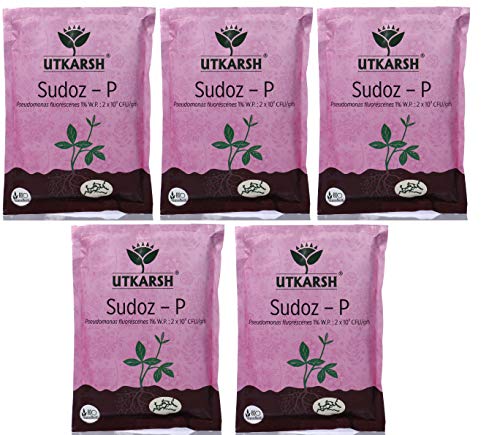 उत्कर्ष सुडोज- P (स्यूडोमोनास फ्लोरसेन्स 1.0% WP) (900gm.) (5 चा पॅक)
