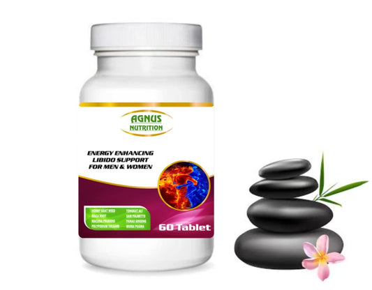 Agnus Nutrition Hornygoat Weed Extract for Libido support for men and women - 60 गोळ्या
