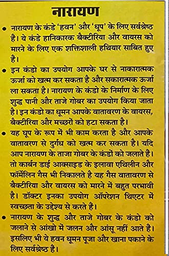 Katyayani गाय के गोबर के केक / कंडे / उपले- हवन धूमन पूजा के लिए शुद्ध क्वालिटी सर्वश्रेष्ठ 100 पीस फ़्री धूप अगरबत्ती नमूना के साथ