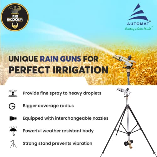 rain gun for vineyard irrigation
