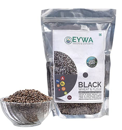 Eywa Seeds &amp; Exports Pvt Ltd सादर ऑरगॅनिक काळा गहू खाण्यासाठी आणि स्वयंपाकासाठी (2 किलो)