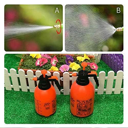 P&P BROTHERS Garden Pump Pressure Sprayer | Lawn Sprinkler | Water Mister | Spray Bottle for Herbicides, Pesticides, Fertilizers, Plants Flowers 2 Liter Capacity - Bottle Plant Water