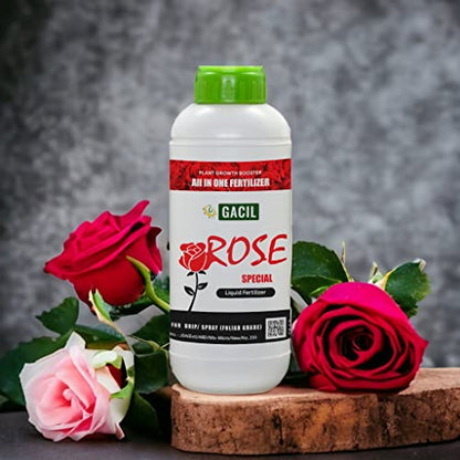 GACIL Rose Special Liquid Organic Seaweed, Micronutrient Fertilizer for all types of Rose Plants 500 ml