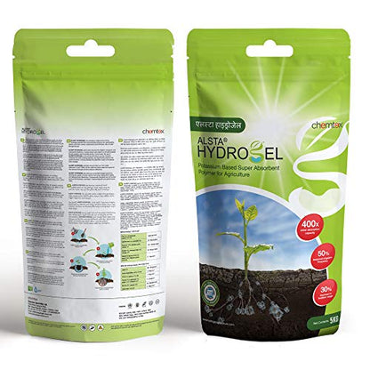 Chemtex Alsta Hydrogel Polymer for Agriculture – Potassium Polyacrylate based Plant Growth Promoter 5KG