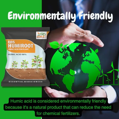 EBS Humiroot Humic Acid | 9KG 500Gram | पौधों और घरेलू उद्यान के लिए