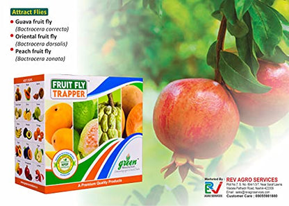 Rev Agro Fruit Fly Trapper (Pack of 10 Nos.)