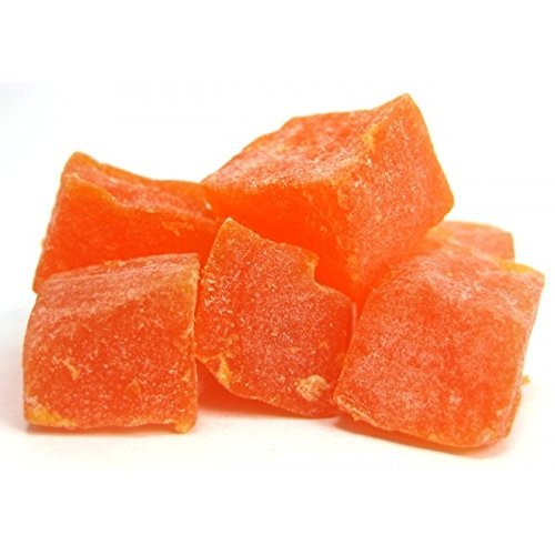 McSam Dried Papaya 200gms Papaya Chunks, Dried Papaya Cubes, Dried Fruits, Papaya