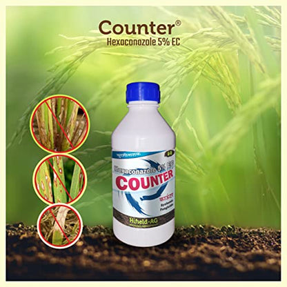 Counter - 1 LTR (Hexaconazole 5% EC) for Control of Powdery Mildew.