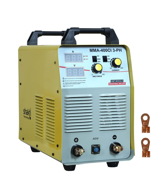 Shakti Technology MMA-400CI 3-Phase MMA Welding Machine IGBT Industrial Inverter Welding machine 400A - 1 Year Warranty