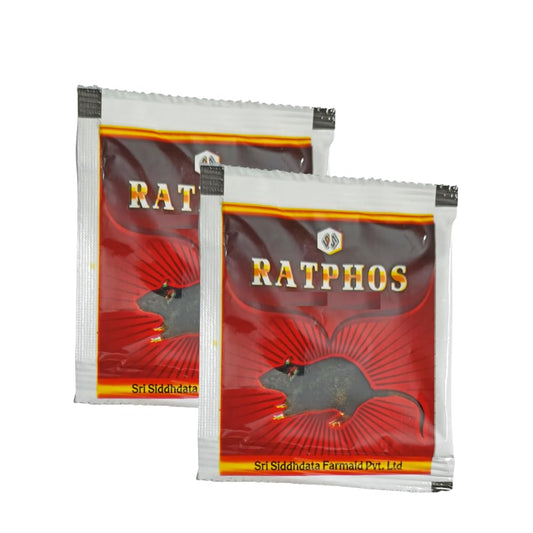 Rat Killer Zinc Phosphide Powder | Make Your Home Rats & Rodent Free| 10Gx2