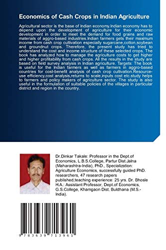 Economics of Cash Crops in Indian Agriculture