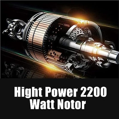 FALCON HiJet-110 Electric Garden Washer 2100W High Pressure 110 Bar Power Cleaner Machine Portable with Wheels Ideal for Car Home Garden