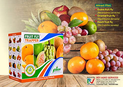 Rev Agro Fruit Fly Trapper (Pack of 10 Nos.)