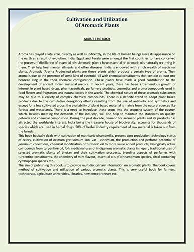 Cultivation and Utilization of Aromatic Plants