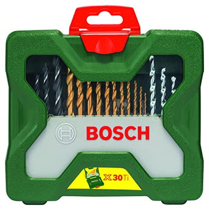 Bosch GWS 600 Professional Angle Grinder (Blue) & Bosch X30Ti Drill Bit and Driver Bit Set (30-Pieces)