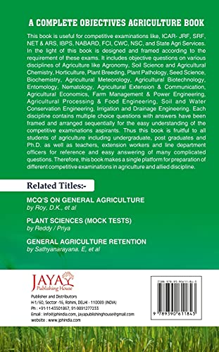 Complete Objectives Agriculture Book