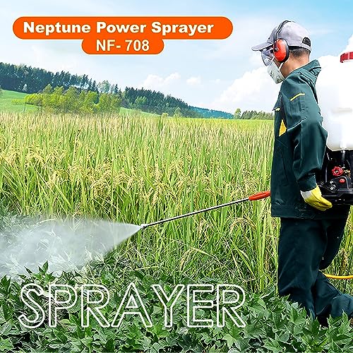 Neptune Knapsack/Backpack Agricultural/Garden Power Sprayer with 2 Stroke Engine -20 Liter (NF-708)