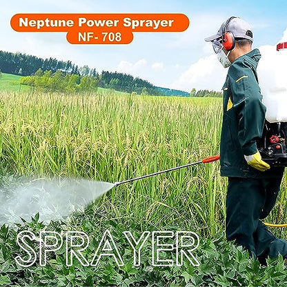Neptune Knapsack/Backpack Agricultural/Garden Power Sprayer with 2 Stroke Engine -20 Liter (NF-708)