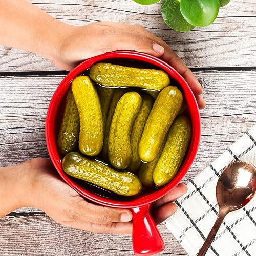 Urban Platter Whole Dill Gherkins, 680g [ Sweet & Crunchy. Great for Adding Tang & Flavour to Sauces & Dips. ]