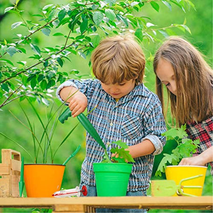 Seed Dispenser, Plastic Reusable Easy to Clamp Spread Evenly Seed Planter 5 Gear Green Planter 2Pcs Red Seeder Handheld Seed Spreader with 2 Transplanting Tools for Flowers Lettuce