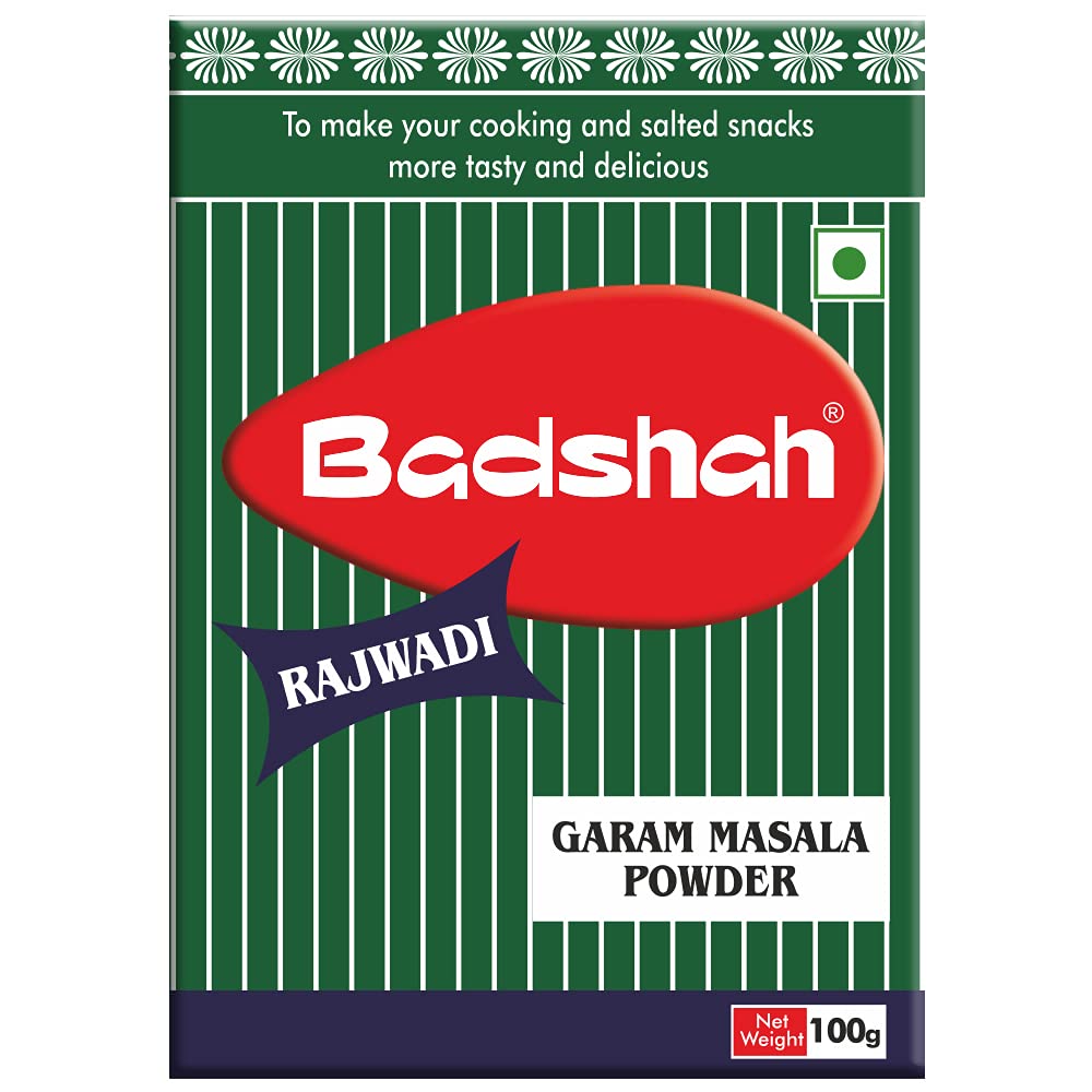 बादशाह रजवाड़ी गरम मसाला - 100 ग्राम | मिट्टी की खुशबू और भरपूर स्वाद के लिए मसालों का अनूठा मिश्रण | क्षेत्रीय और पारंपरिक व्यंजनों के लिए मसाला