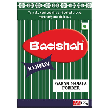 बादशाह रजवाड़ी गरम मसाला - 100 ग्राम | मिट्टी की खुशबू और भरपूर स्वाद के लिए मसालों का अनूठा मिश्रण | क्षेत्रीय और पारंपरिक व्यंजनों के लिए मसाला