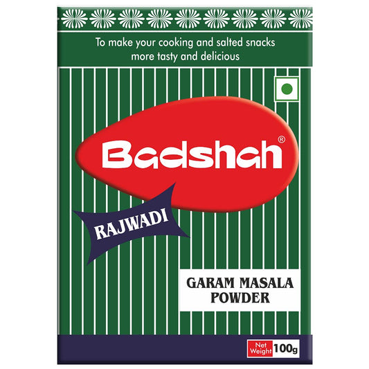 बादशाह रजवाड़ी गरम मसाला - 100 ग्राम | मिट्टी की खुशबू और भरपूर स्वाद के लिए मसालों का अनूठा मिश्रण | क्षेत्रीय और पारंपरिक व्यंजनों के लिए मसाला