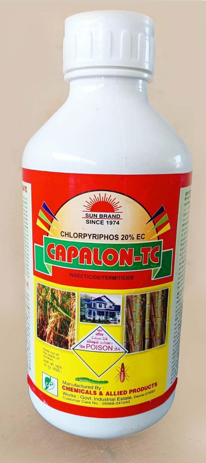 CAPALON-Tc Termiticide Crop Protection Chlorpyrifos 20% EC (250 Ml)