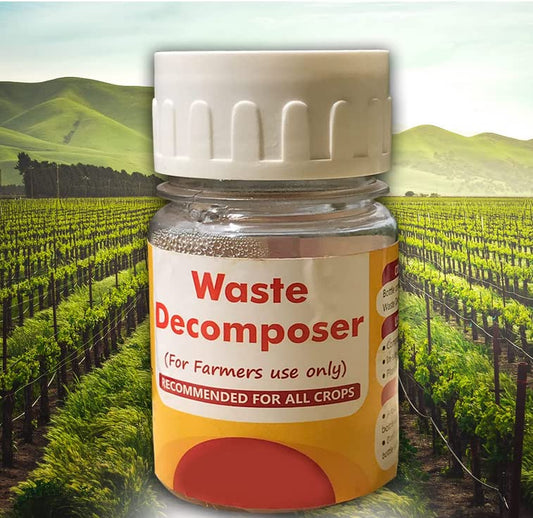 Contain Pack of 3 Bottles of Waste decomposer Made Using Scientific Technology. Quantity of Culture per Bottle is 30ml.