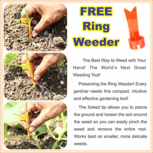Mahan GHW-6 Gardening Hoes/Manual Weeder/Hand Weeder Without Handle | Free Ring Weeder |