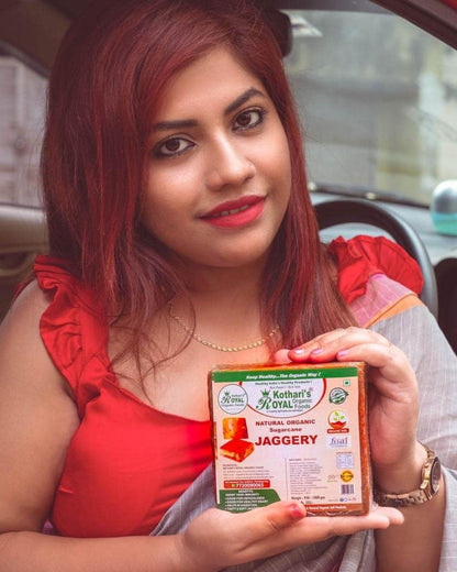 Kothari's Royal Organic Jaggery Pack Of 3 2980gm