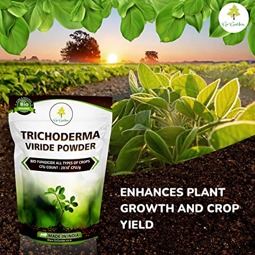 Go Garden Tricoderma Bio Fungicide for plants (2 x 10^8 CFU per Gram) Bio Fungicide - Prevents Fungal and Bacterial Diseases in Plants 1KG