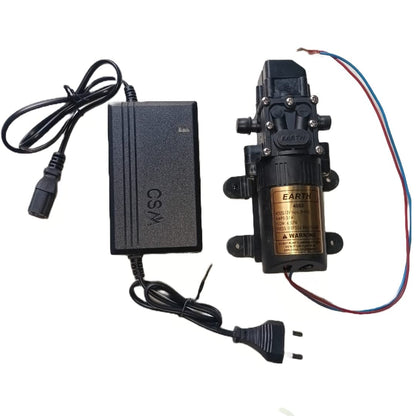 ताज सुपर 12v 3.0A डीसी इलेक्ट्रिक बैटरी/एडाप्टर संचालित 110 Psi स्प्रेयर पंप मोटर कृषि, बाइक वॉशिंग फ्लोर वॉशिंग बागवानी में उपयोग किया जाता है 4.5 लीटर प्रवाह प्रति मिनट। + निःशुल्क एडाप्टर चार्जर