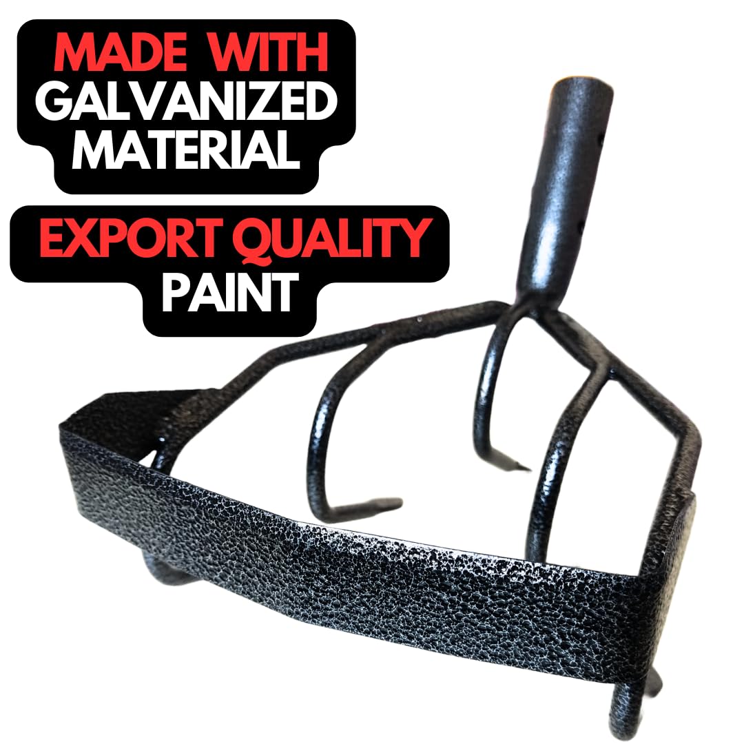 REDBUILD 2 in 1 Culti Weeder (8 Inches, Black)