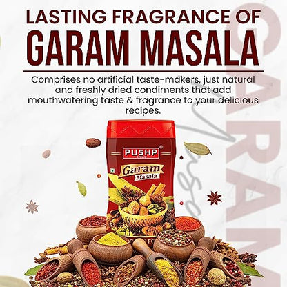 Pushp Brand Garam Masala Jar (500 Pack of 1)