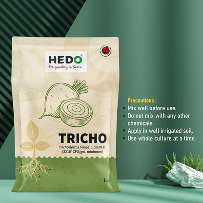 HEDO ट्राइकोडर्मा विराइड पाउडर (1Kg) बीज और युवा पौधों के लिए जैविक - फंगल और बैक्टीरियल रोग को नियंत्रित करने के लिए जैविक
