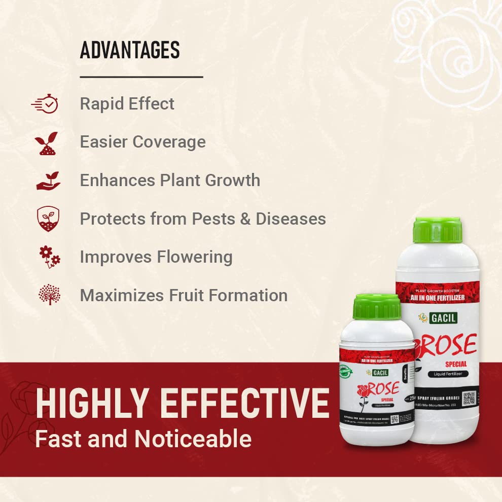 Highly effective rose fertilizer