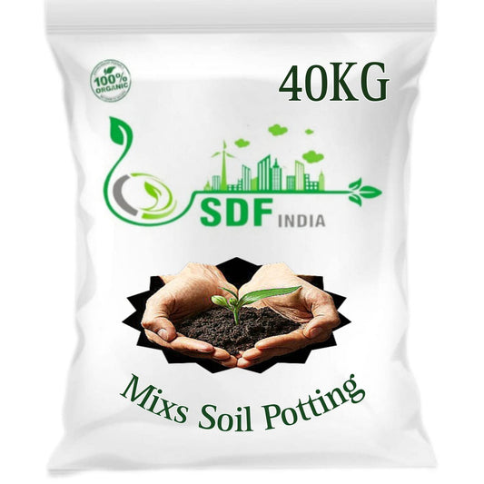 SDF INDIA Mixs Potting Soil for All Types of Plants (40kg)