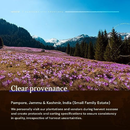 Keynote Kashmir Saffron | Kashmiri Kesar | Keshar | Whole Threads | Gift Box | Vacuum Packed Glass Bottle 3 g | Pack of 1