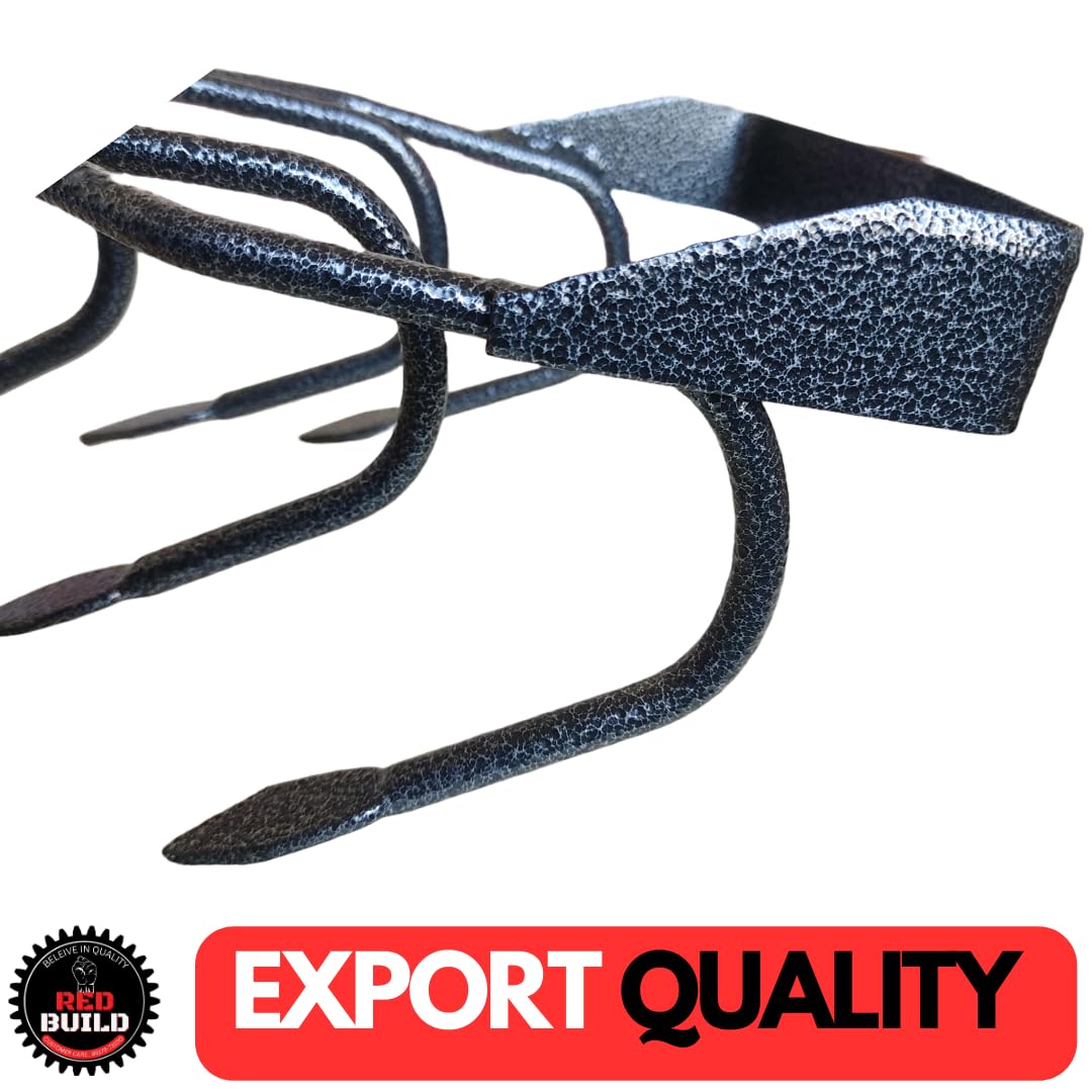 REDBUILD 2 in 1 Culti Weeder (8 Inches, Black)