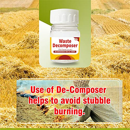 decompose stubble, fight back pollution