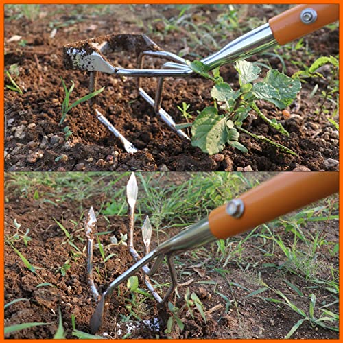 Mahan CW-34 Without Handle Manual Heavy Duty 2 in 1 Garden Hoes/Hand Hoes/Multi Star Culti-Weeder