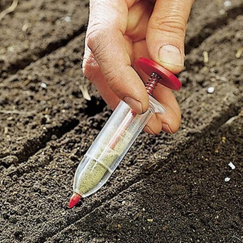 Seeder Mini Sowing Seed Dispenser Garden Seed Sower Planter Manual Seeding Tools Flower Pot Flower Bed Gardening