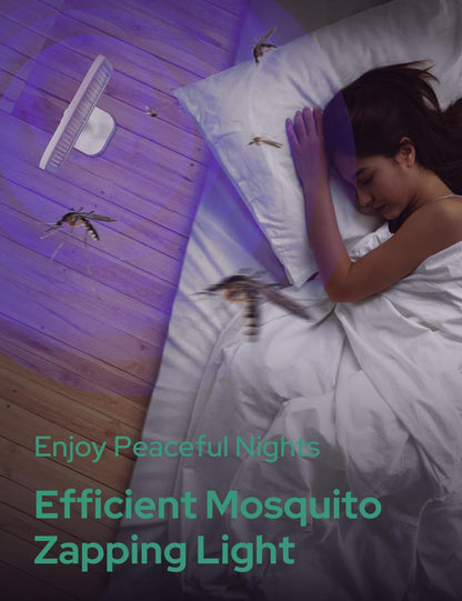 CostarMatter 3500V Electric Mosquito Racket Bat - UV Purple Light, Rechargeable Handheld Extendable Electric Fly Swatter Up to 78CM, 1200mAh Auto Mode Mosquito Killer Foldable Racket