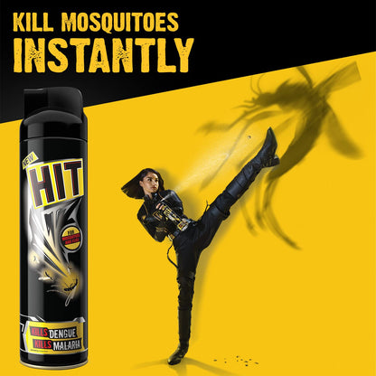 HIT Flying Insect Killer - Mosquito &amp; Fly Killer Spray (400ml) | झटपट मारणे | डेंग्यू आणि मलेरियापासून संरक्षण (२ चे पॅक)