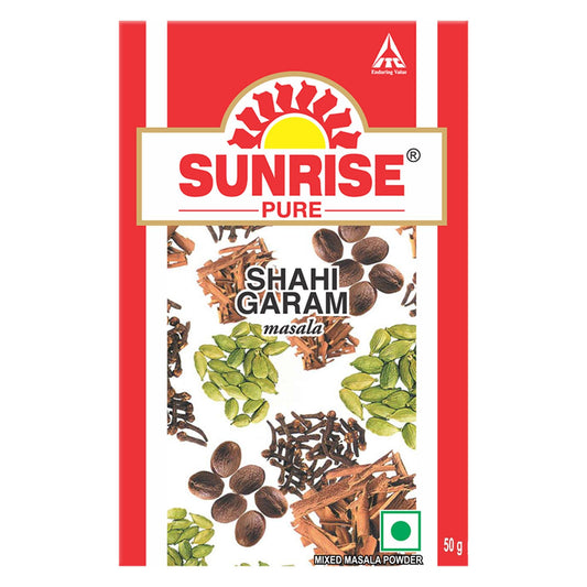 सूर्योदय शुद्ध, शाही गरम मसाला पावडर - ५० ग्रॅम (पाऊच)