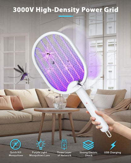 Mosquito-Bat-with-UV-Light-Lamp-Five-Nights-Mosquito-Killer-Autokill-2-in-1-Mosquito-Racket-1200mAh-Lithium-ion-Rechargeable-Battery-Handheld-Electric-Fly-Swatter02